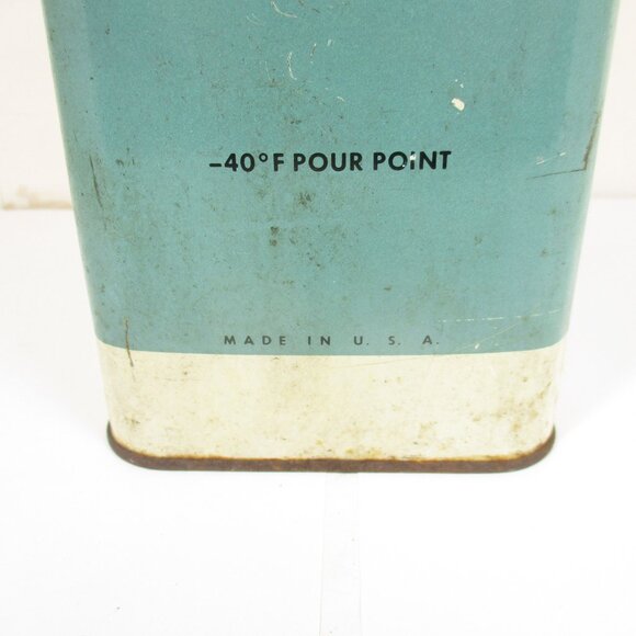 Vintage WEAVER hydraulic Jack Oil Tin Can 1.785 Liters Made in USA - Picture 6 of 8